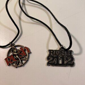 Rush Pendant Necklaces - Starman and 2112